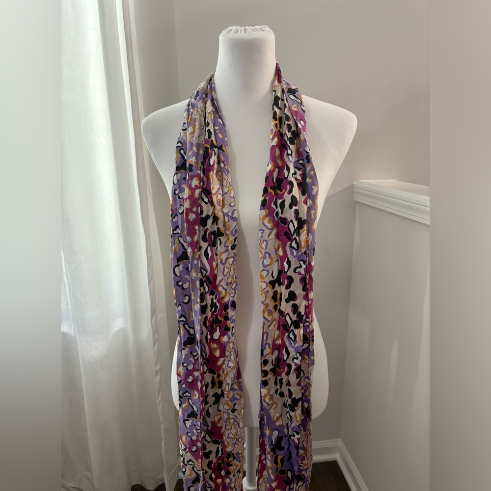 diane von furstenberg leopard scarf